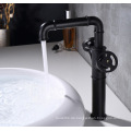 Aquacubic Industrial Style Wasserhahn Kupfer Schwarz Elektroplating Hotel Toilette Badezimmerschrank Eitelkeitsbecken Wasserhahn